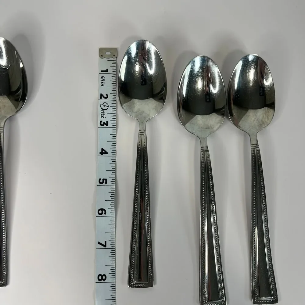 Set of 6 Pfaltzgraff Miranda Glossy Soup Spoons – 8